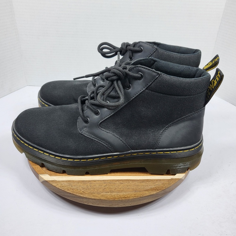 Dr. Martens Bonny Boot Mens 11 Womens 12 Black Tactical Nylon Leather Chukka